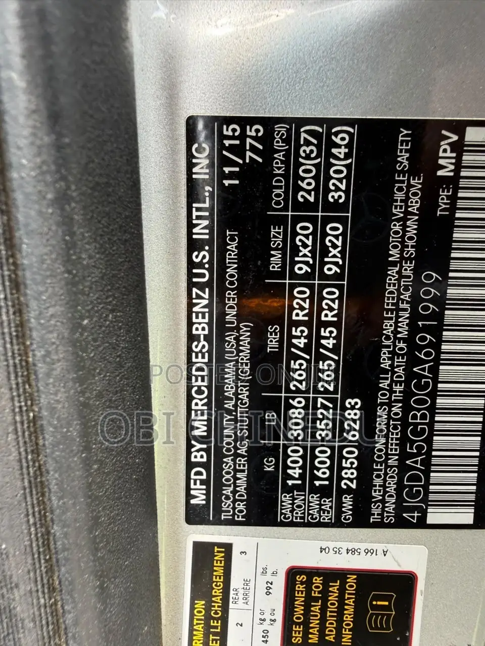 Mercedes-Benz GLE-Class GLE 400 4MATIC 2016 Silver