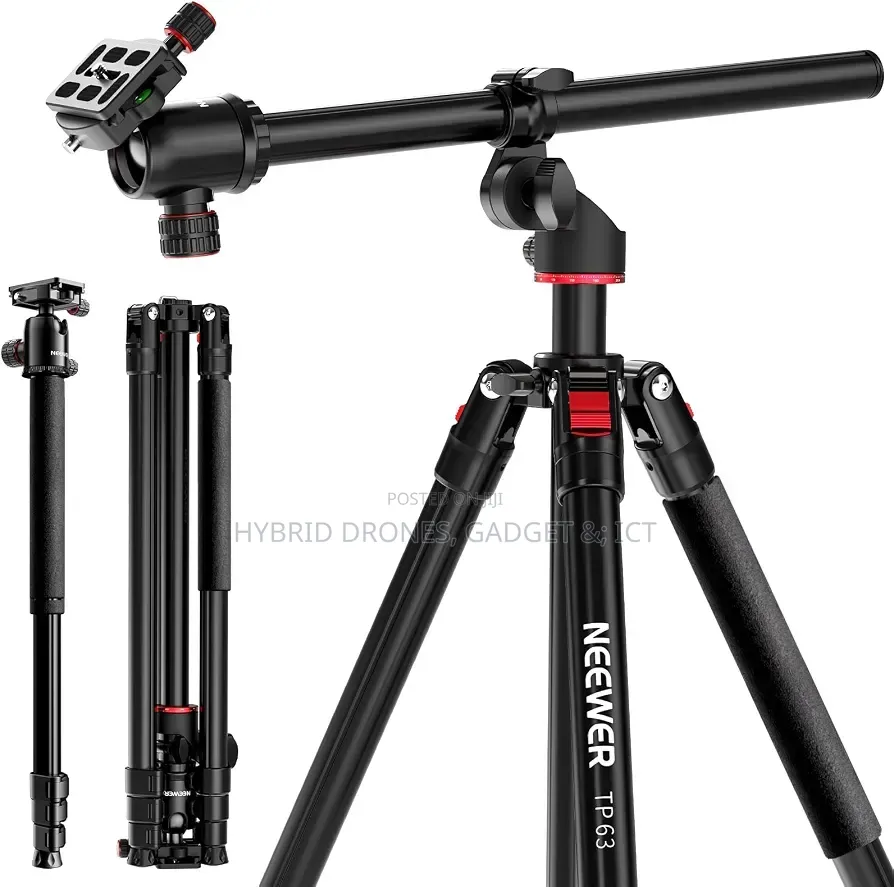 8Ft 360 Over Head Professional Tripod for Camera Mobile Phone