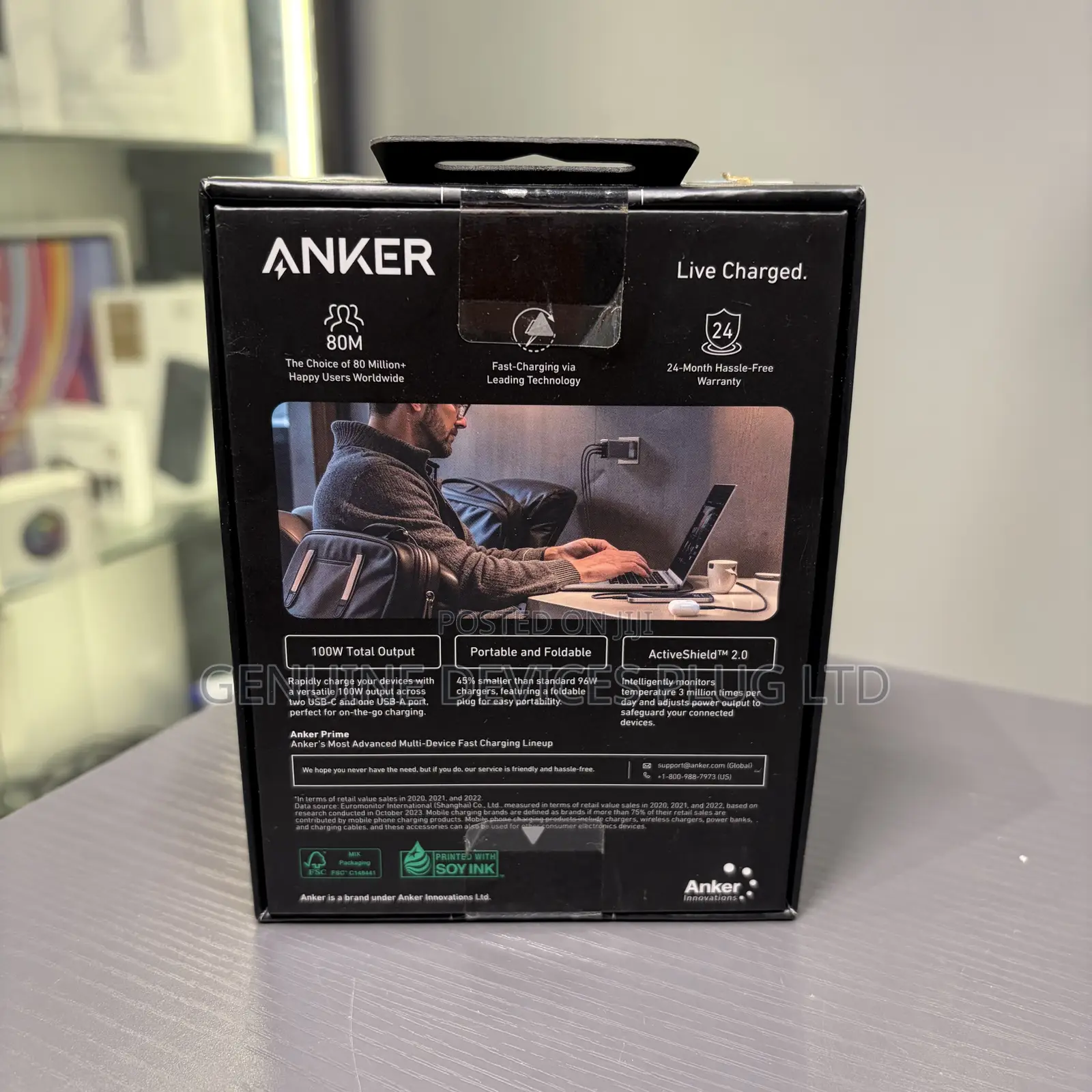 Anker Prime Charger (100W, 3 Ports, GaN)