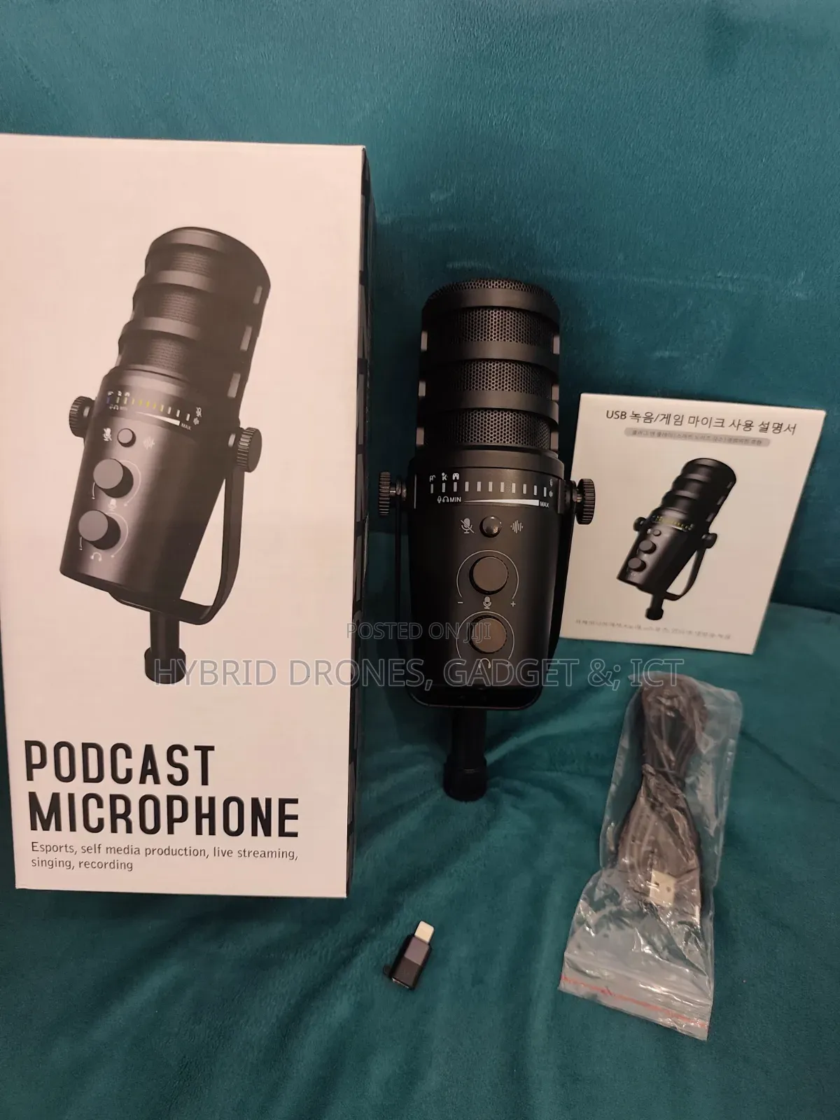 Podcast Mic for Professional Voice Over + Content Creation