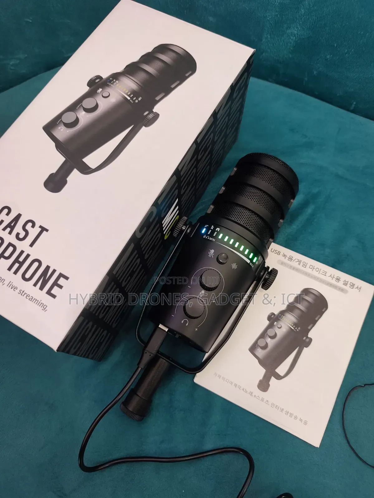 Podcast Mic for Professional Voice Over + Content Creation