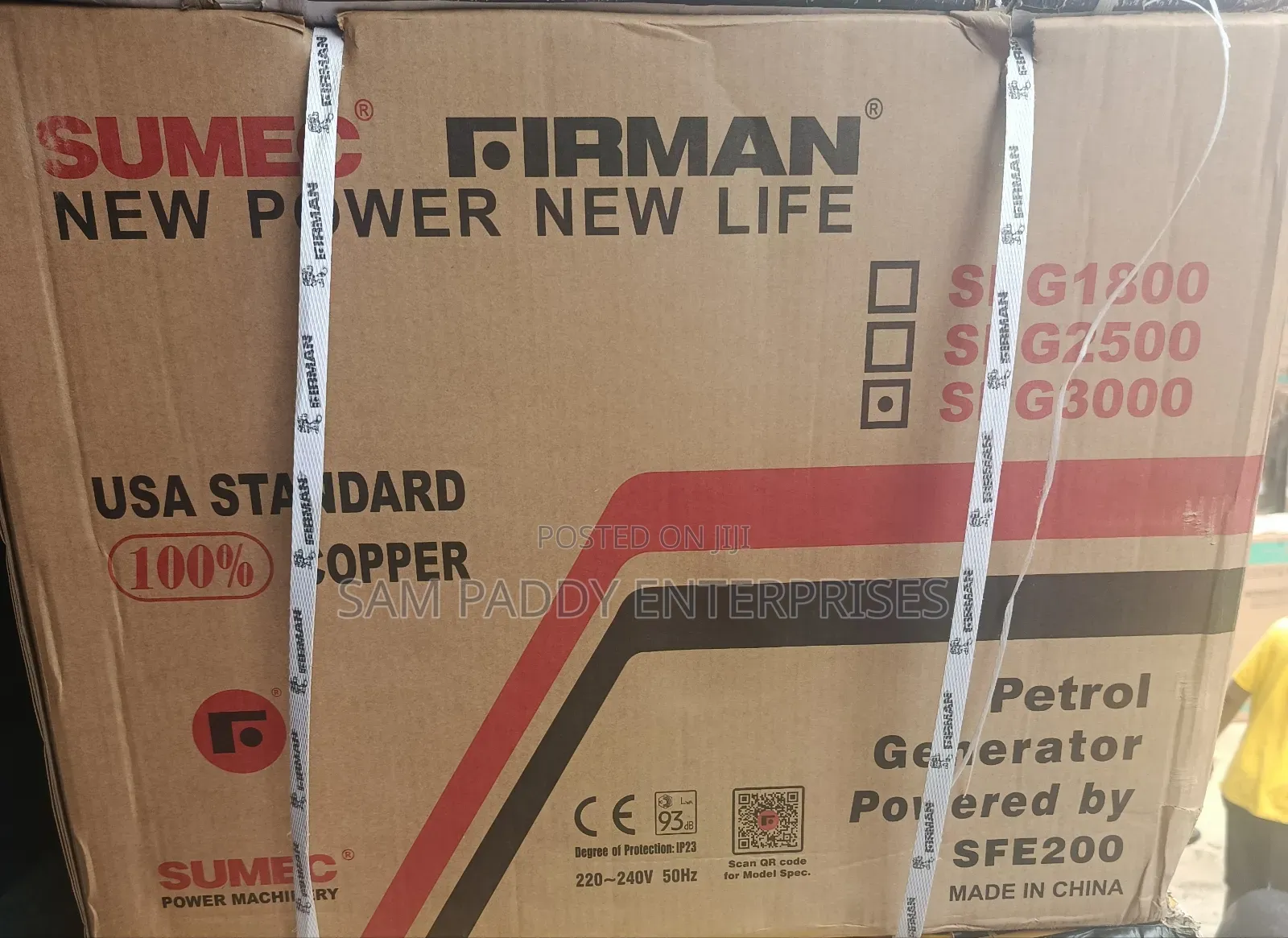Original Sumec Firman SPG 3000 Manuel 2.8kva