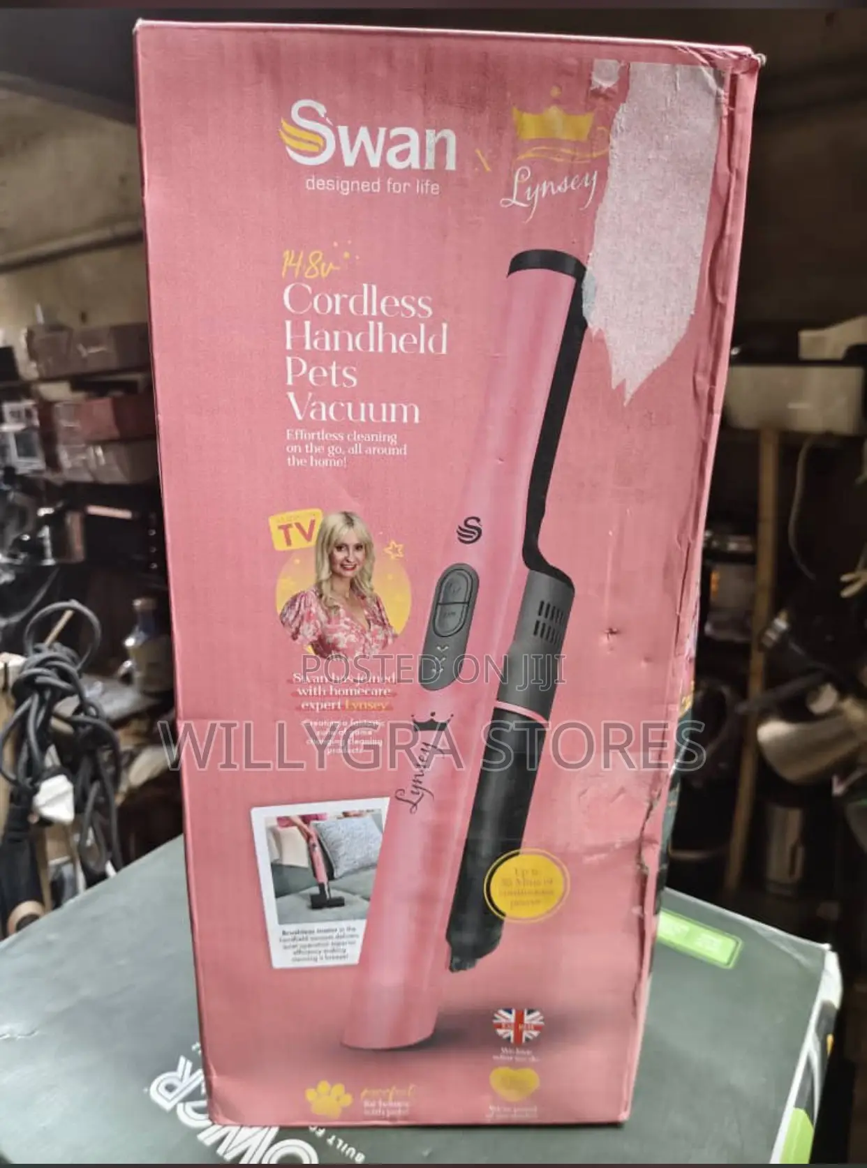 SWAN TV’s Queen of Clean Handheld Cordless Vacuum Cleaner