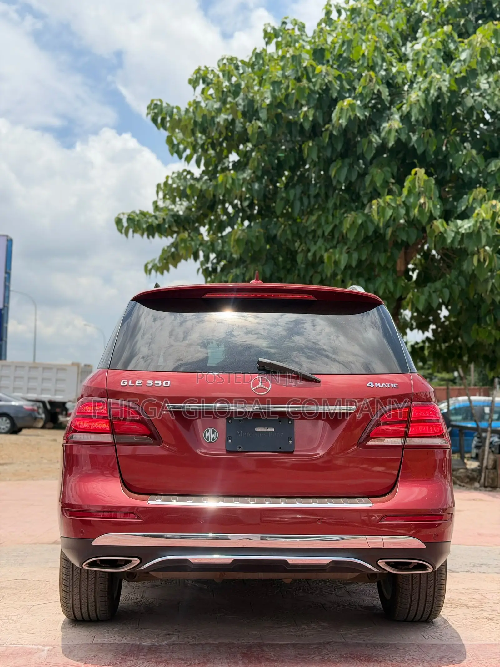 Mercedes-Benz GLE-Class GLE 350d 4MATIC 2016 Red