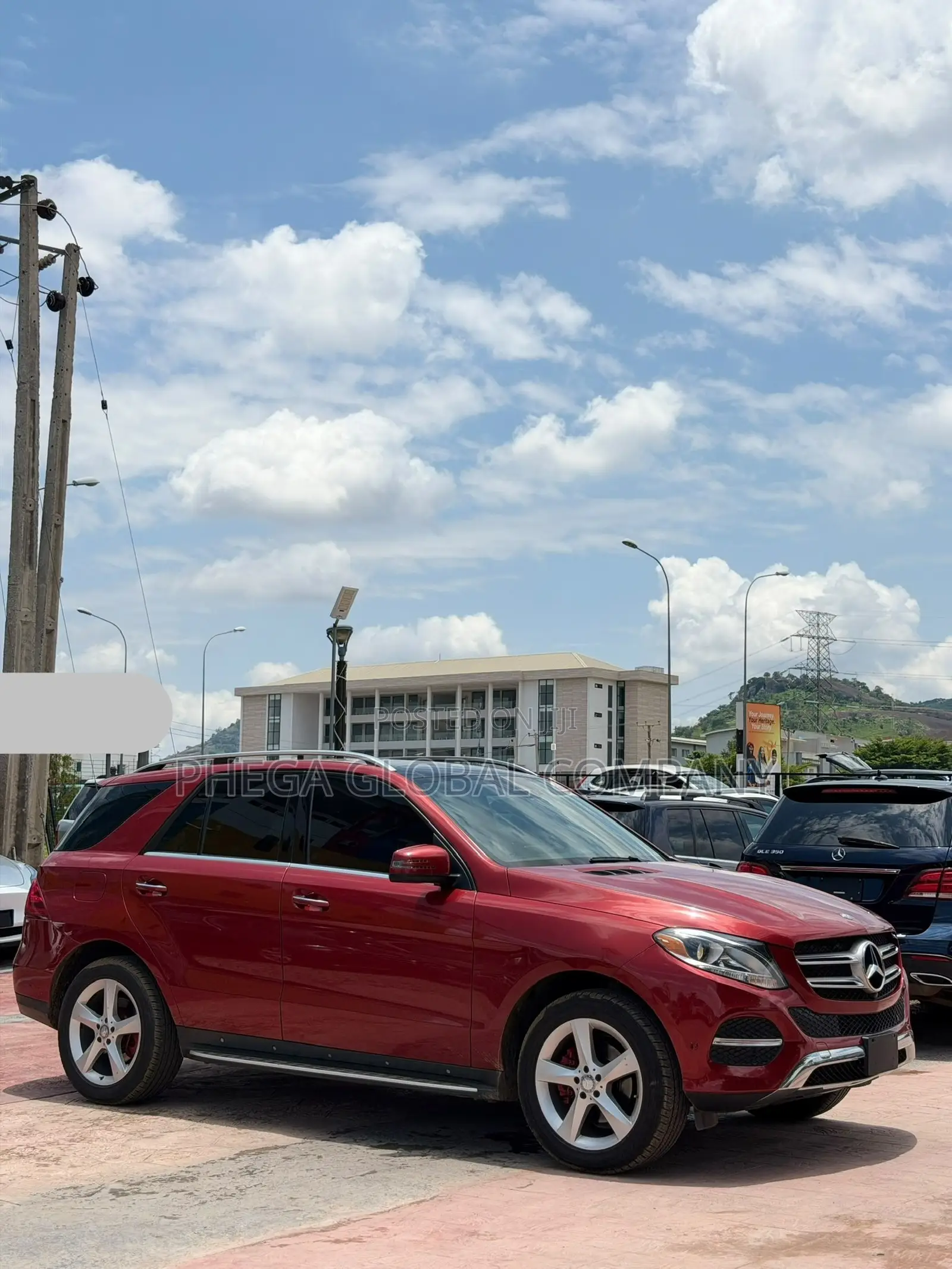 Mercedes-Benz GLE-Class GLE 350d 4MATIC 2016 Red