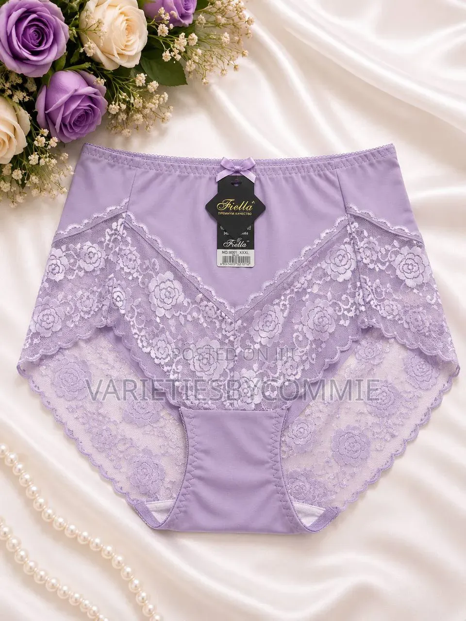 6 PCS Quality Fashion Seamless Ladies Lacey Pant Design