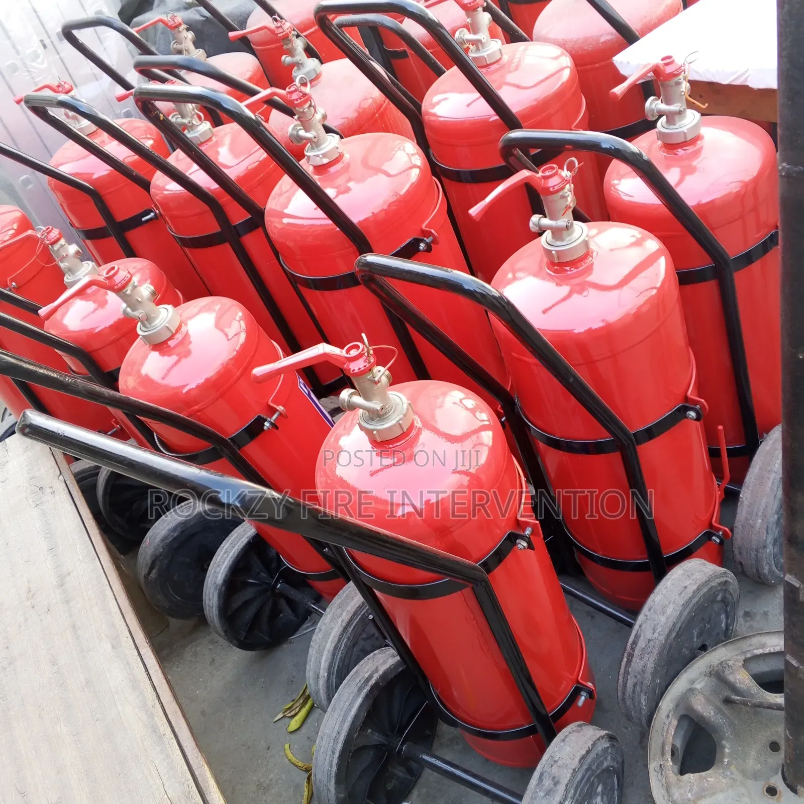 50kg DCP Trolley on Wheel Fire Extinguisher