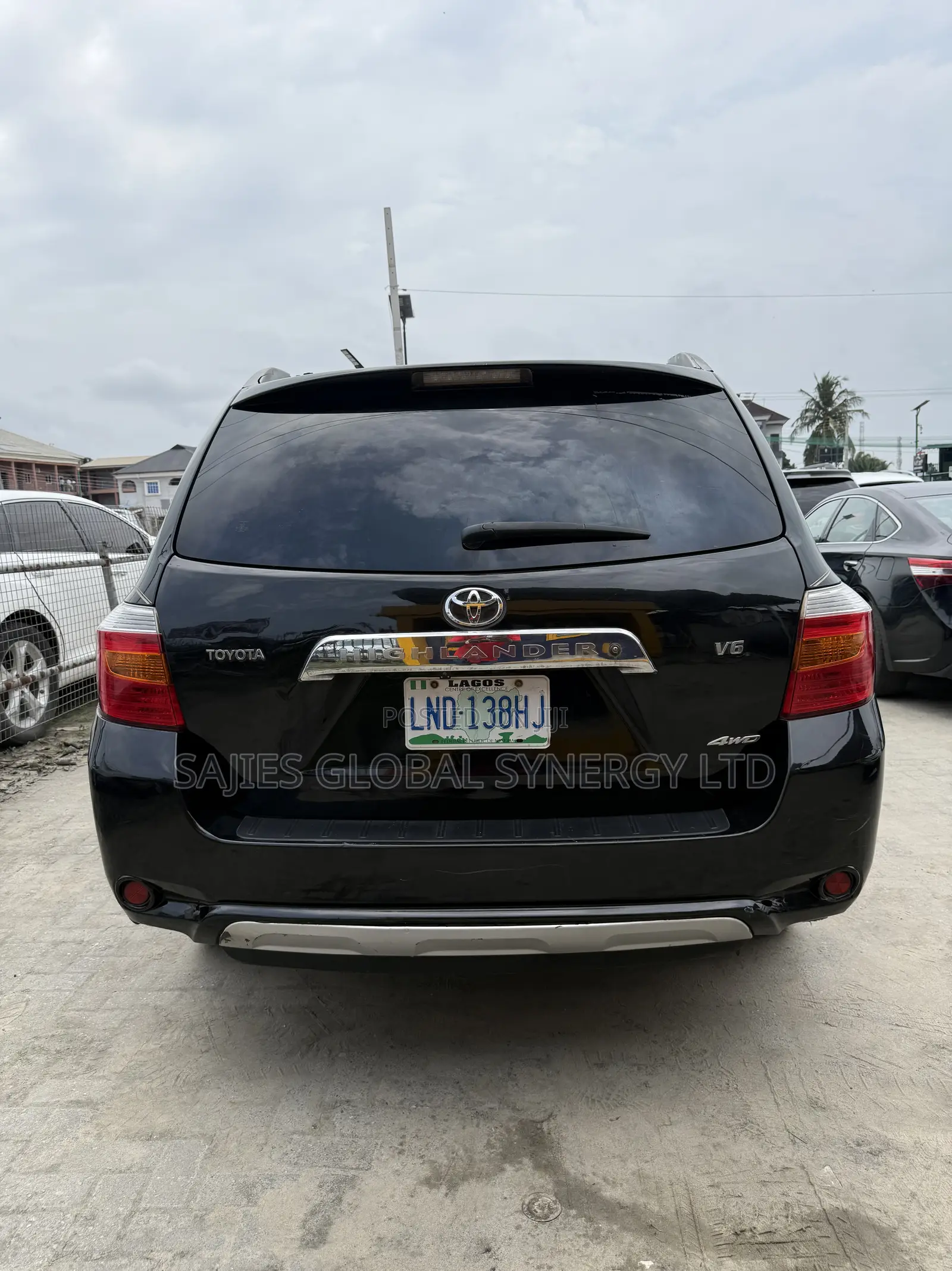 Toyota Highlander Sport 2008 Black