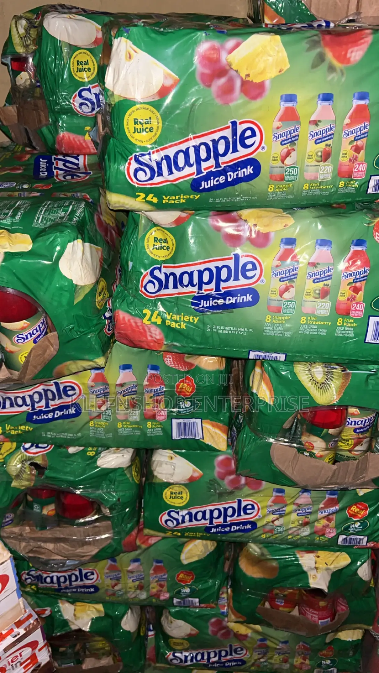Snapple Variety Juice X 24 Plastics