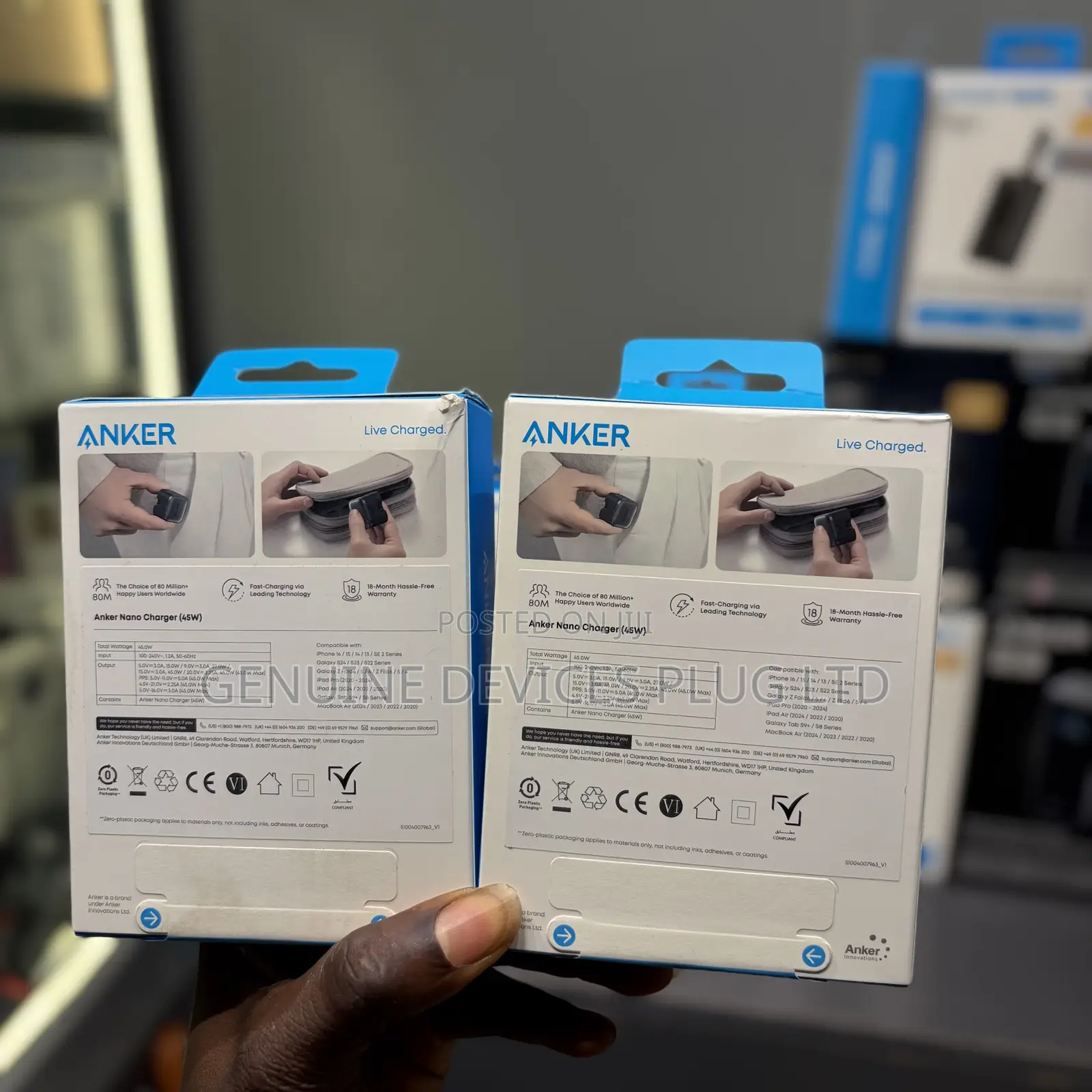 Anker iPhone Charger, 45W Type C Fast Charging, USB C Charger