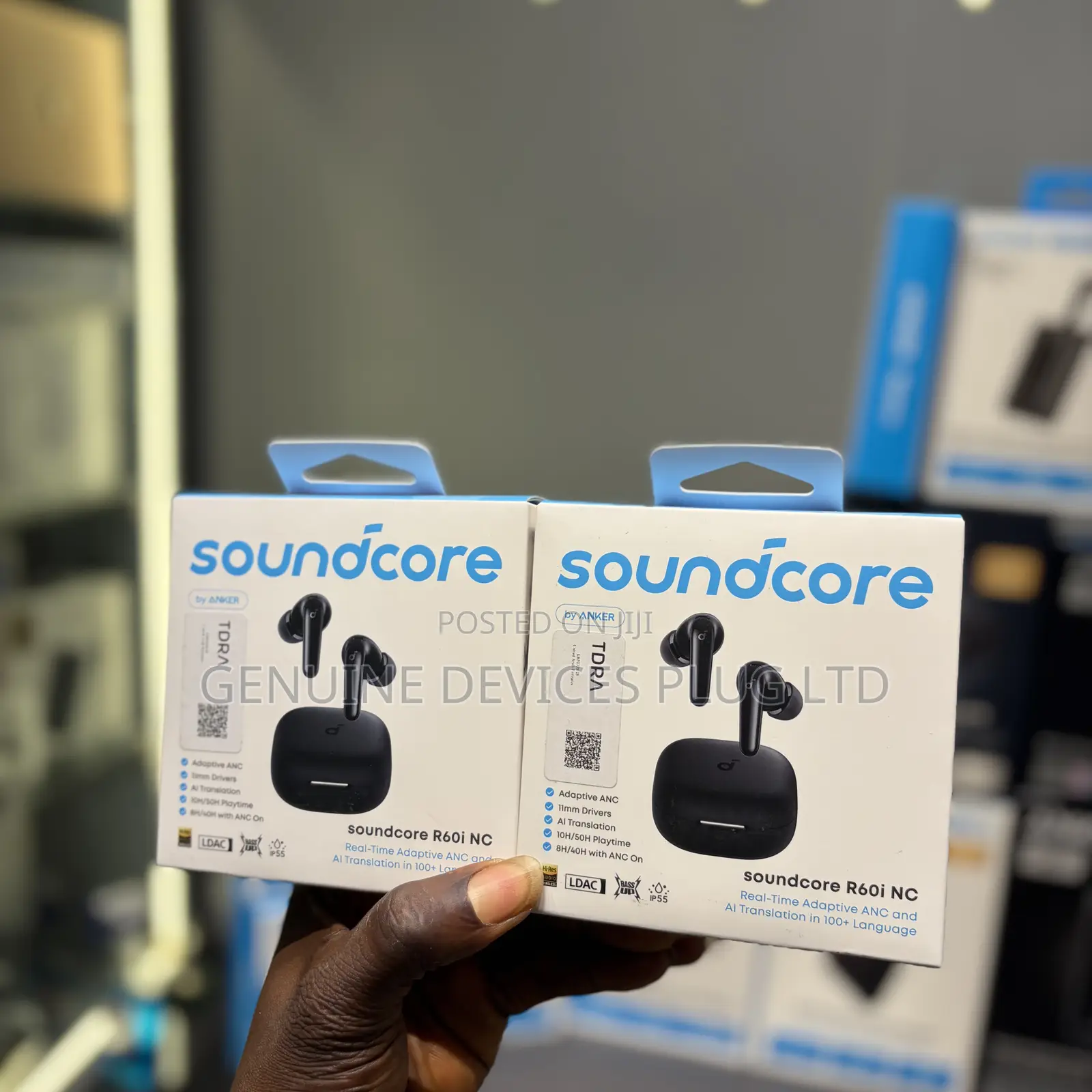 Anker Soundcore R60i NC, 6-Mics, Real-Time Adaptive Noise Cancelling