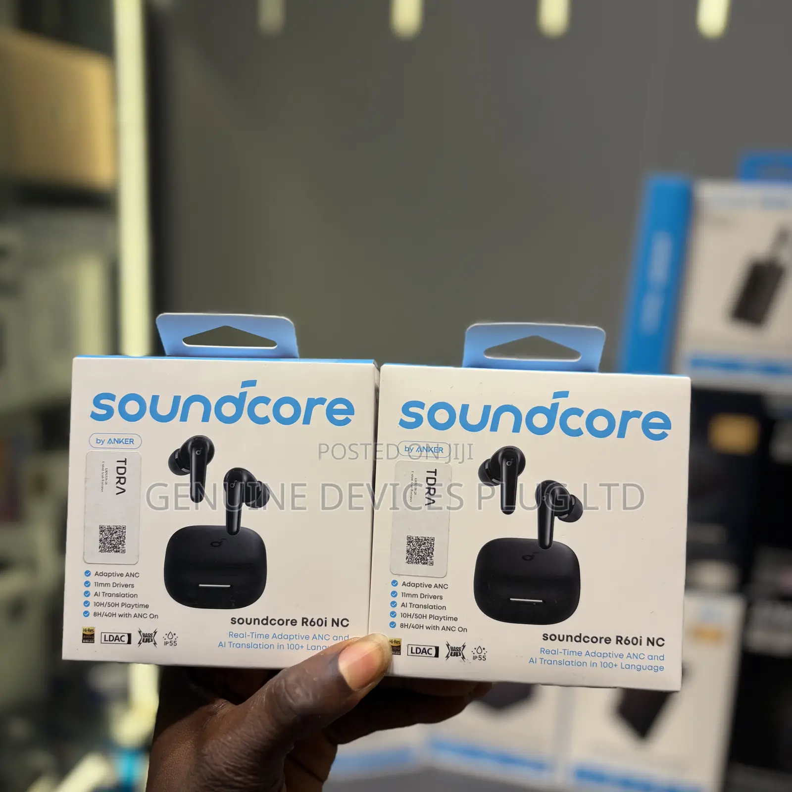 Anker Soundcore R60i NC, 6-Mics, Real-Time Adaptive Noise Cancelling