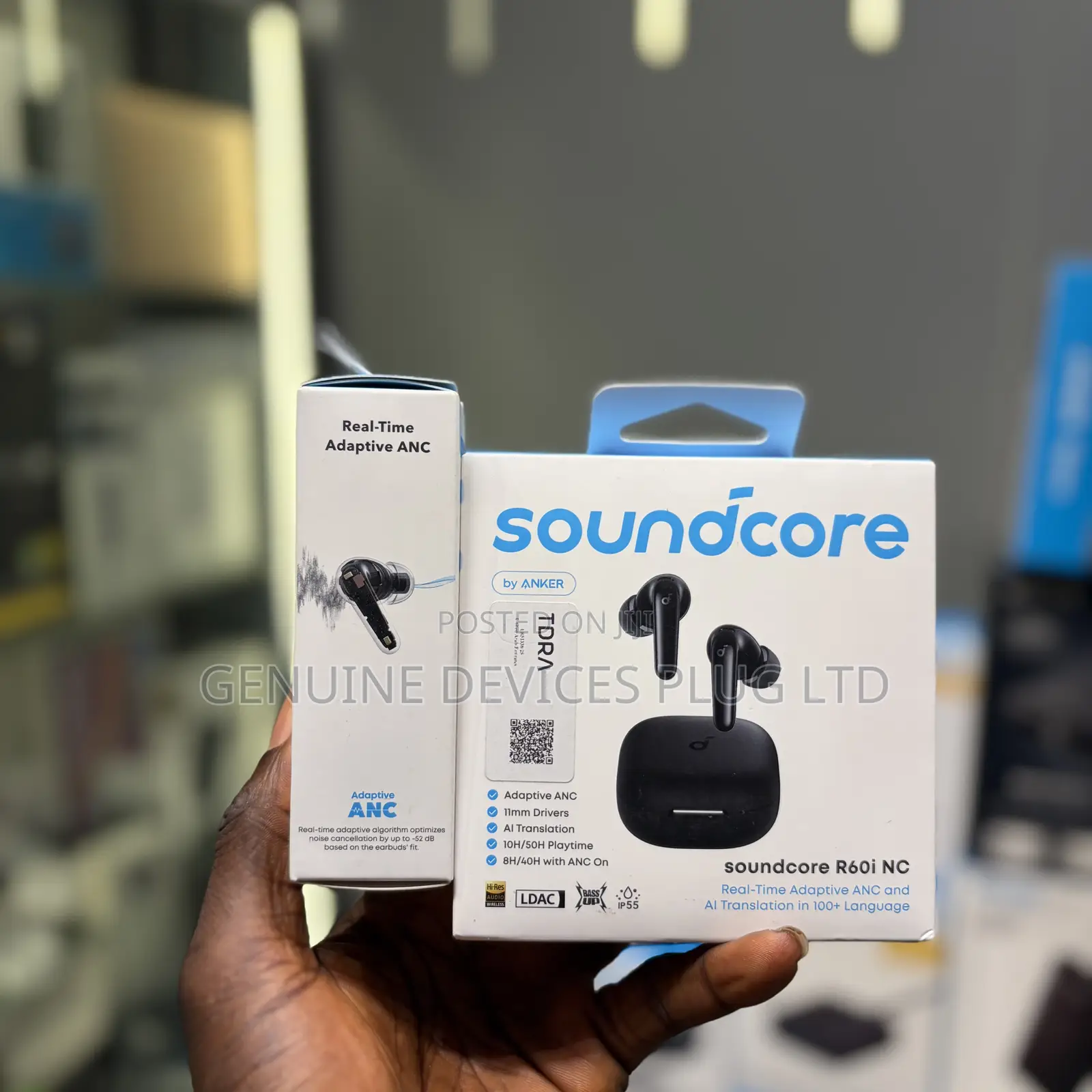 Anker Soundcore R60i NC, 6-Mics, Real-Time Adaptive Noise Cancelling