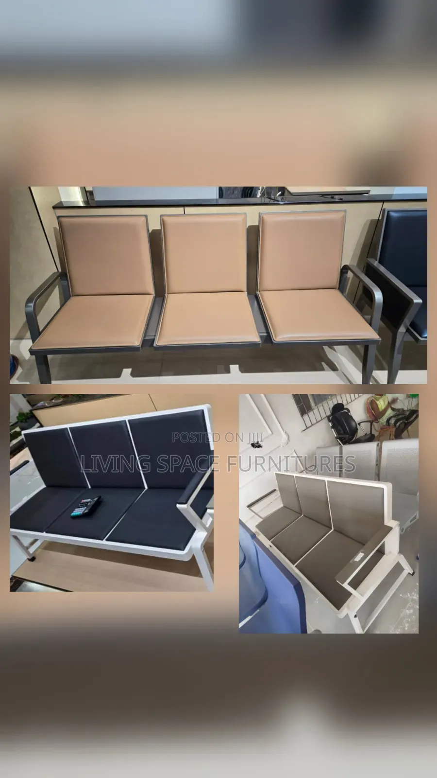 3seaters Airport Chair