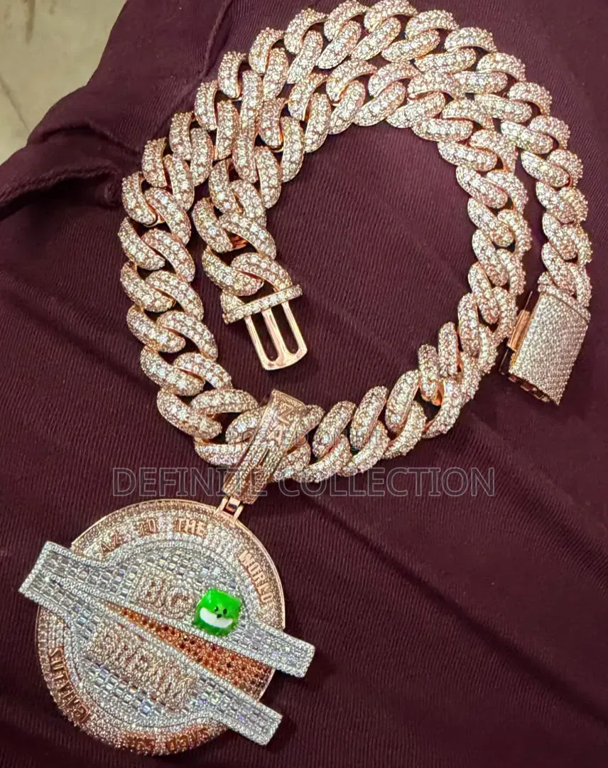 Moisanite Ice Cuban Necklace