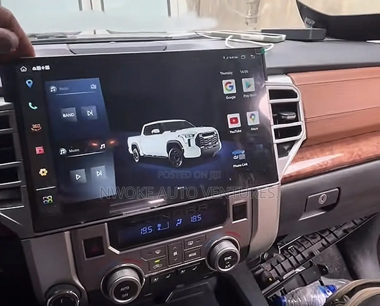Original Android Screen for Toyota Tundra 2015 to 2025 Model