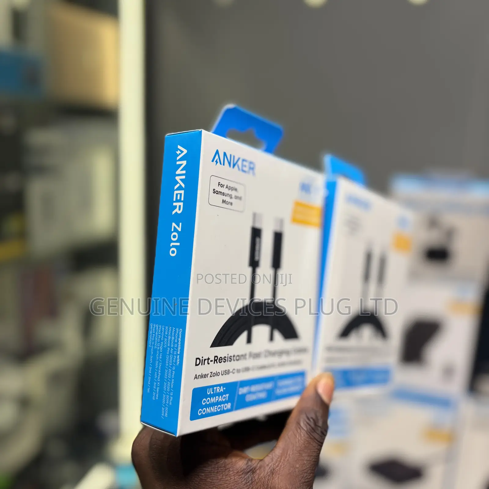 Zolo USB C to USB C Braided and Dirt-Free Type-C Fast Charging Cable