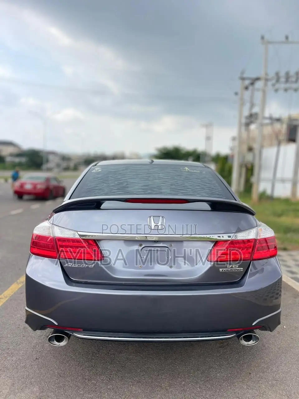 Honda Accord Touring V-6 4dr Sedan (3.5L 6cyl 6A) 2015 Gray