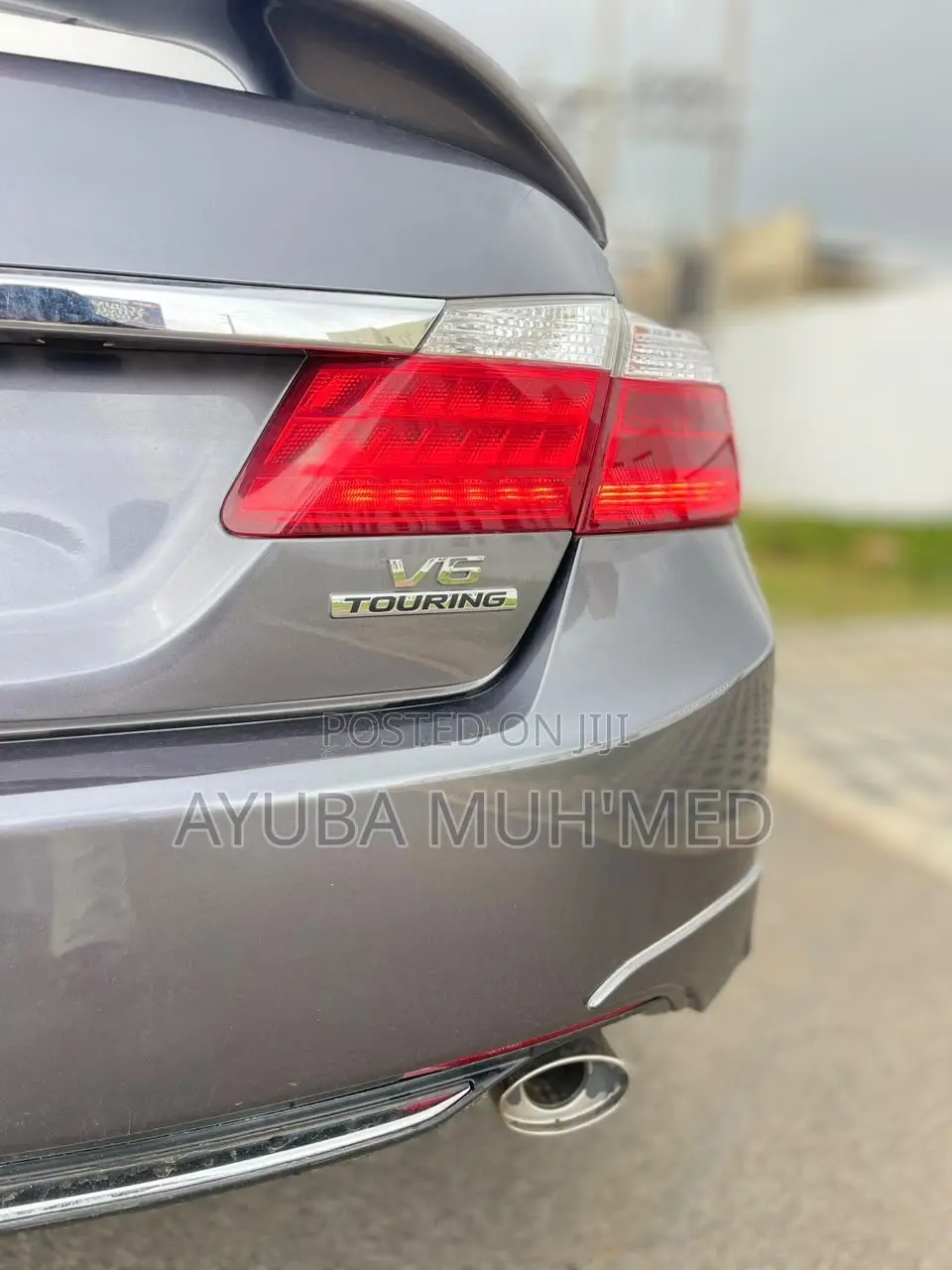 Honda Accord Touring V-6 4dr Sedan (3.5L 6cyl 6A) 2015 Gray