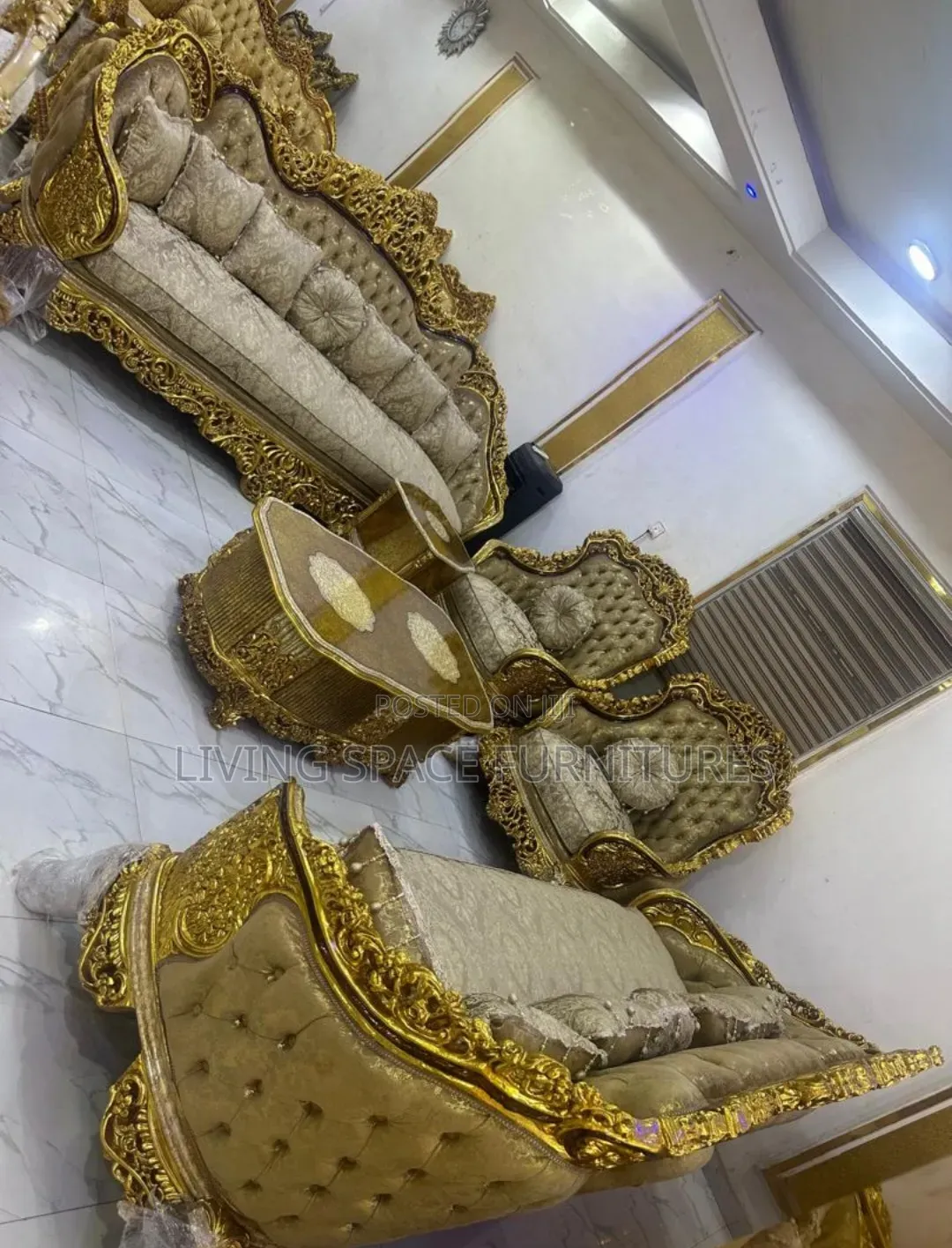 Executive Egyptian Royal Sofa Chairs by 8-10Seaters Full Set