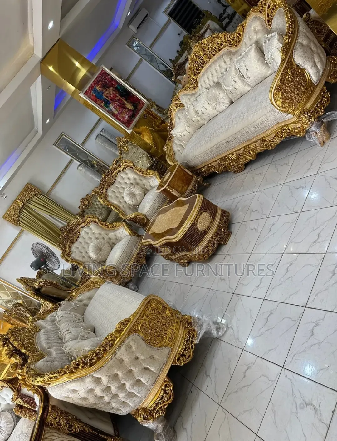 Executive Egyptian Royal Sofa Chairs by 8-10Seaters Full Set