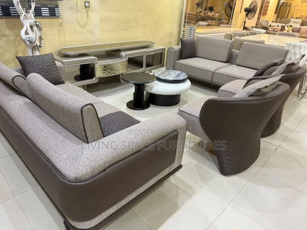 Contemporary Turkish Sofa Fabric Chairs by 8-Seaters