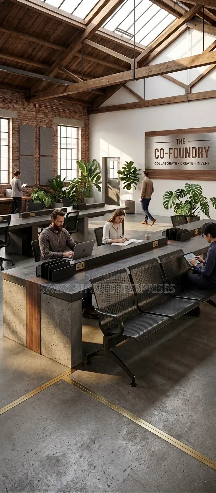 3-Seater Heavy-Duty Perforated Metal Waiting/Reception Bench
