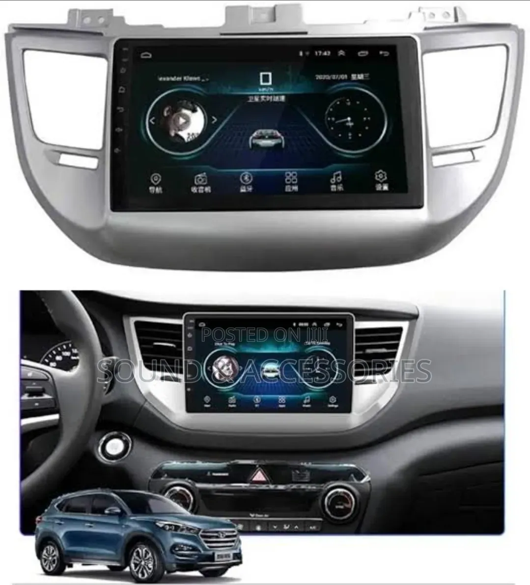 Hyundai Tucson Ix35 2014-2019 Android GPS Navigation System
