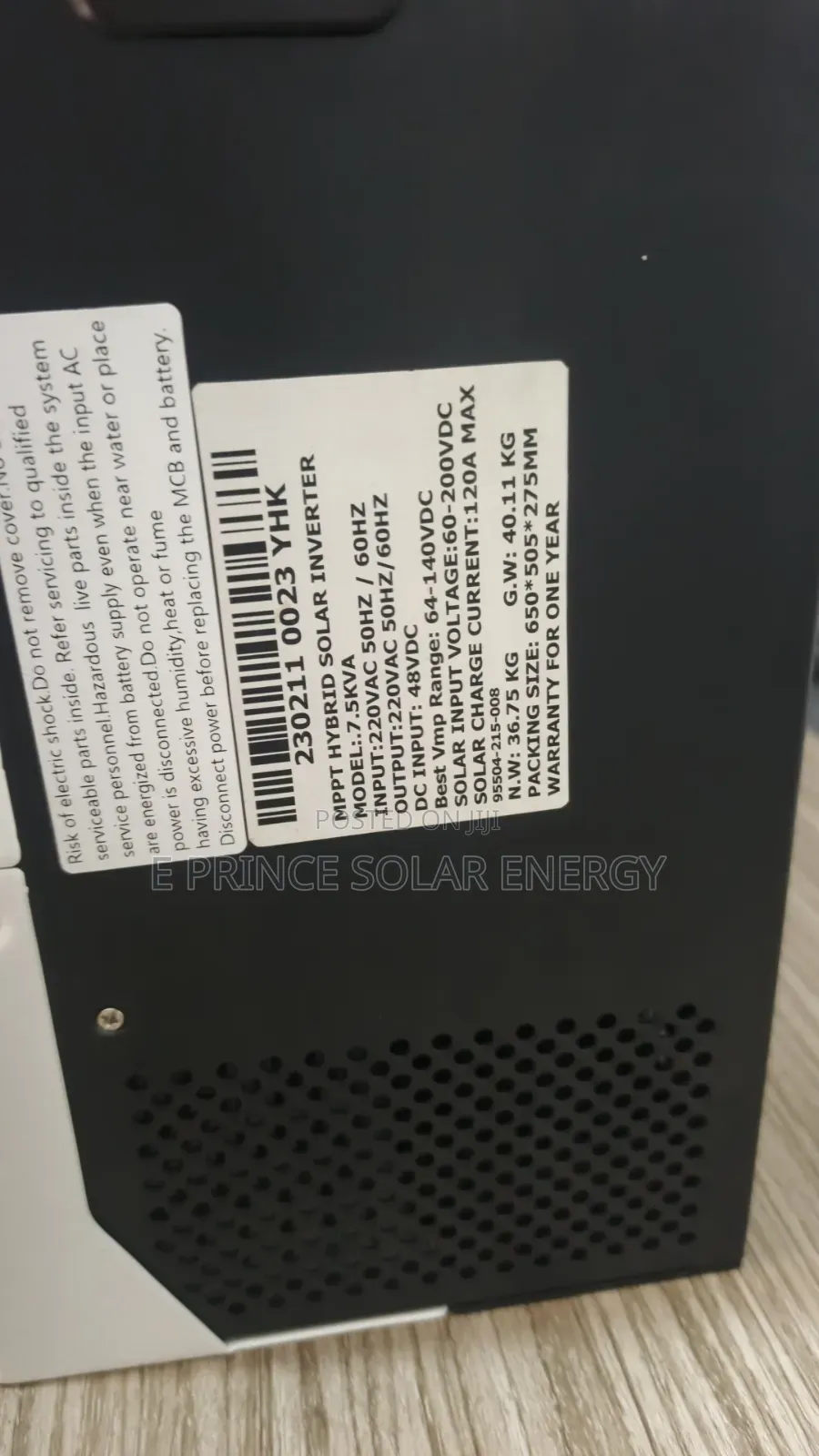 7.5kva 48v MPPT Hybrid Inverter YOHAKO