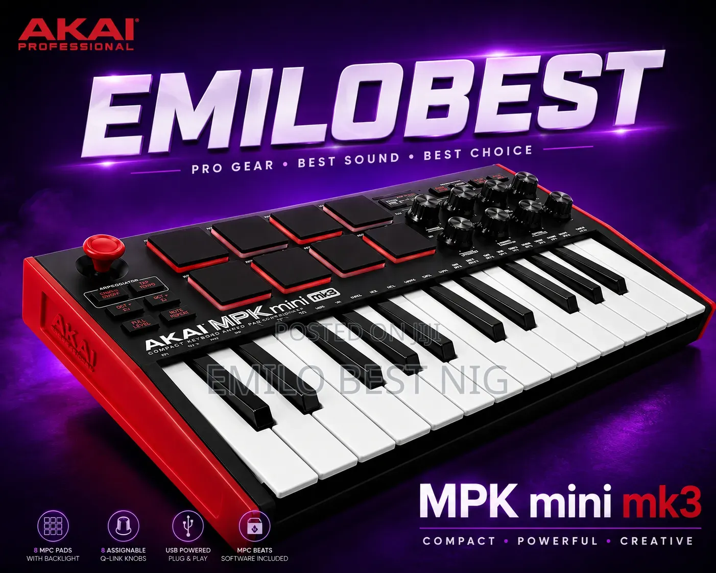 Akia MPK Mini MK3 Studio Midi Keyboard