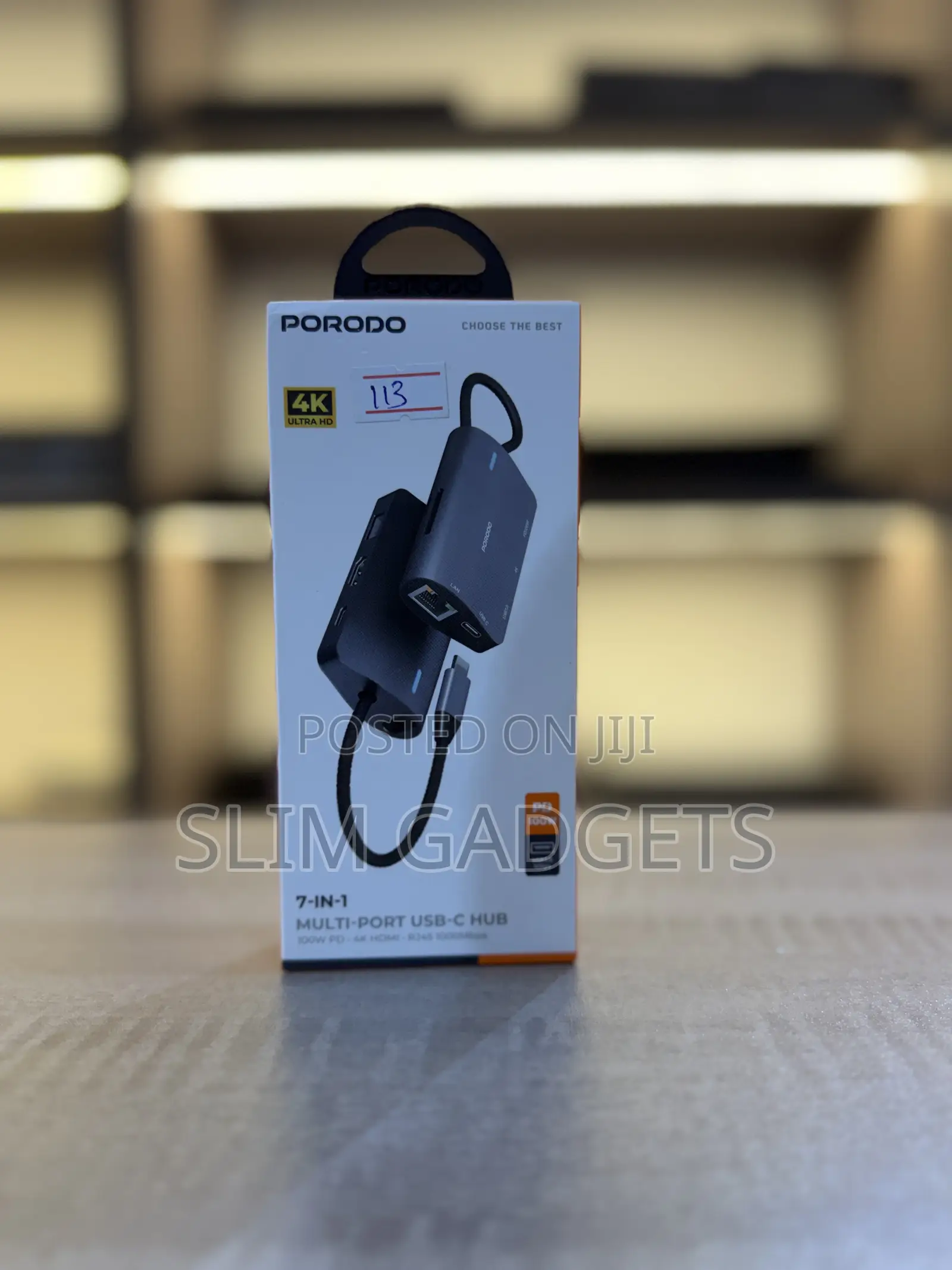 Porodo 7 In1 Multii Port USB-C Hub