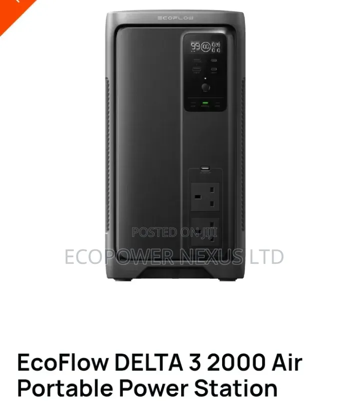 EcoFlow Delta 3 2000 Air(2Kwh / 1000W) Solar Generator