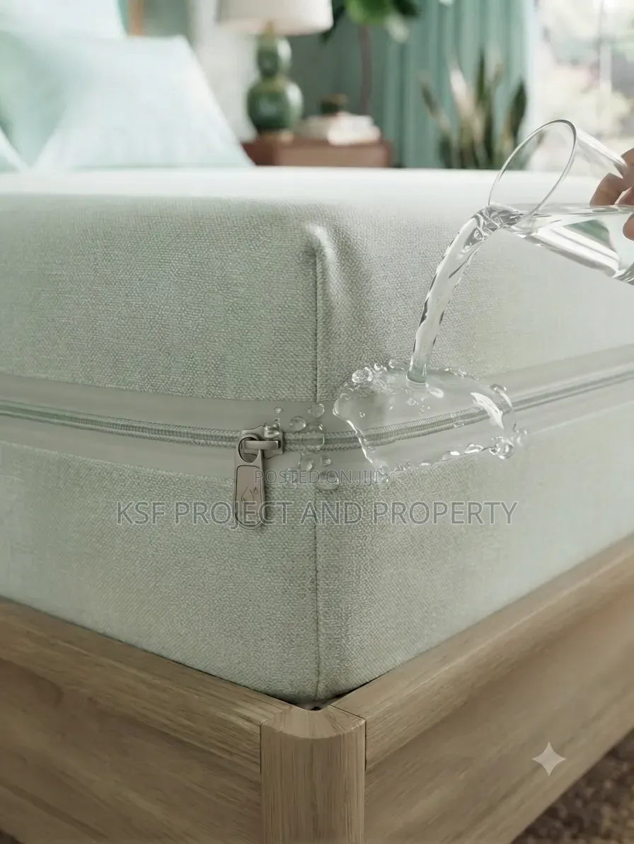 Mint Green Waterproof Mattress Protector Zipper 4.5 by 6