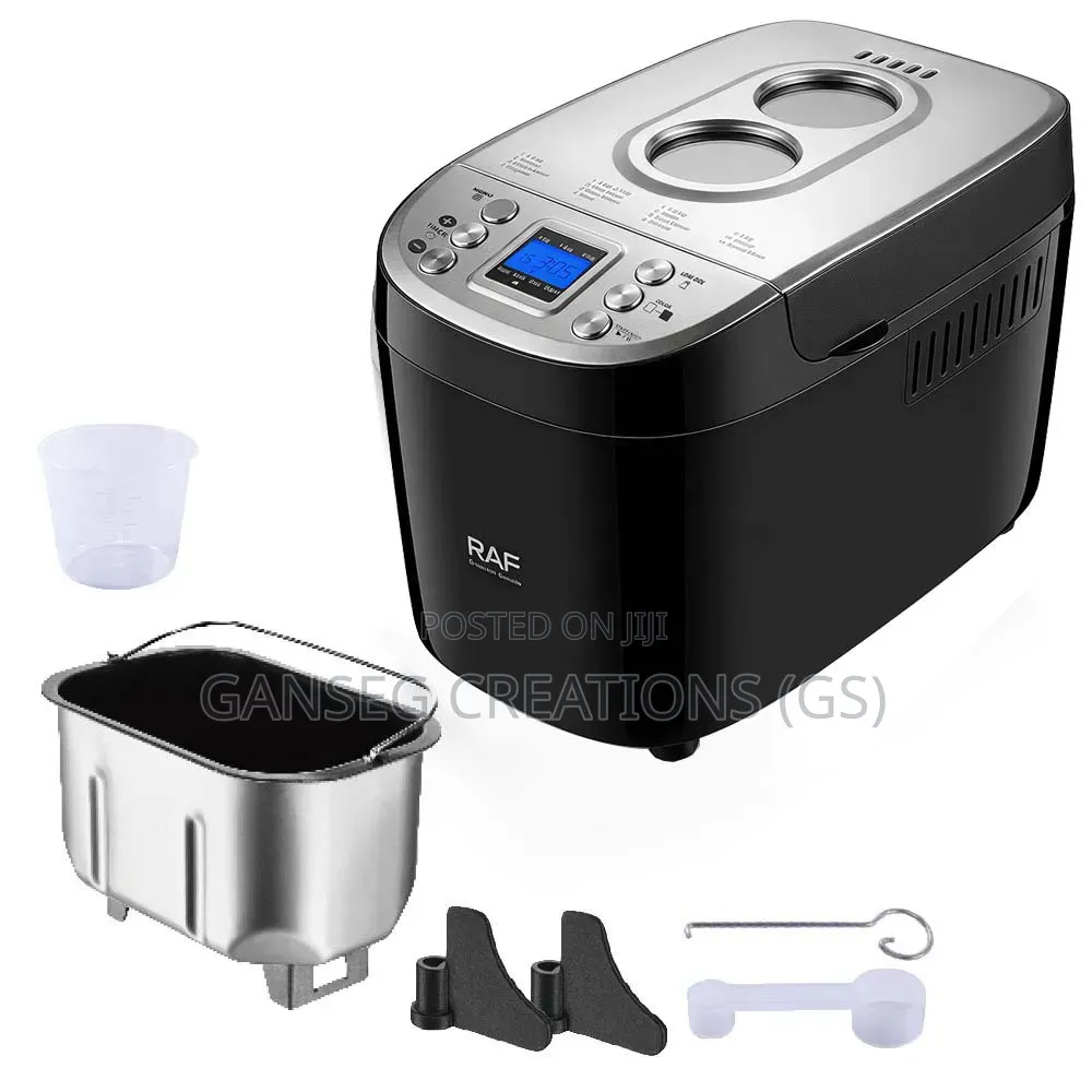 Raf 850watts Bread Maker With 3 Capacity Option of 1000G,1250G,1500G
