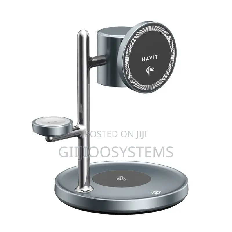Havit 25w Three-in-One Wireless Charger, Supports Qi2 and Light W3113
