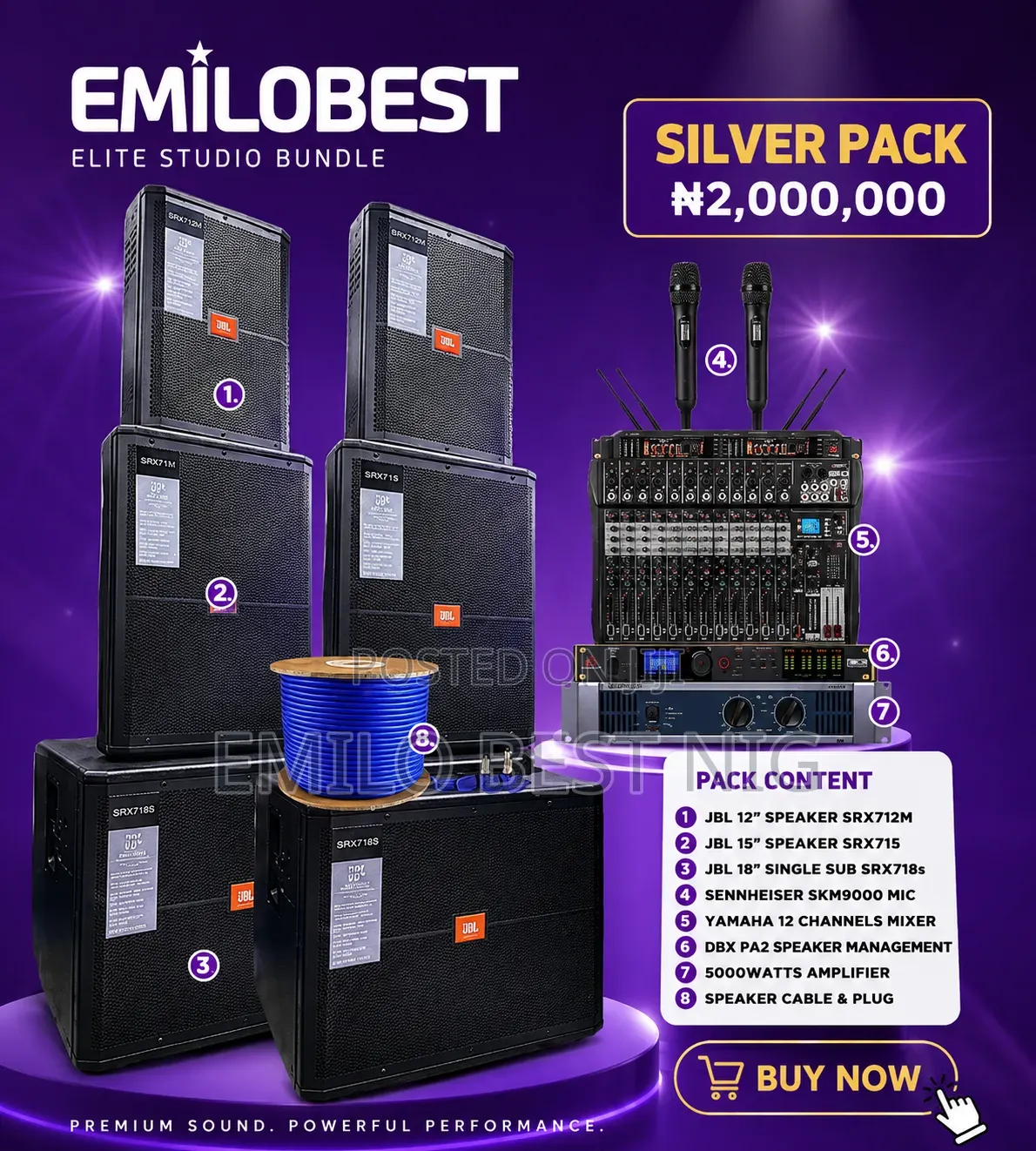 Complete Sound System for Church Pack