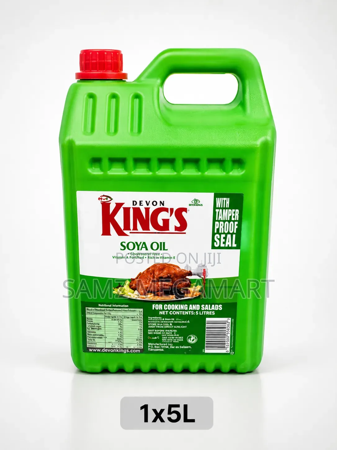 Devon Kings Soya Oil 1x5L
