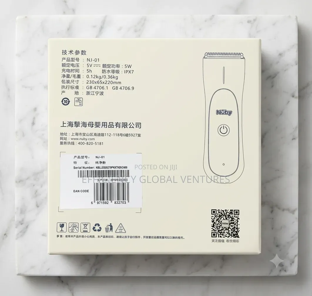Ultra Quiet Baby Hair Clipper Kit -Hair Trimmer for Infants Toddlers