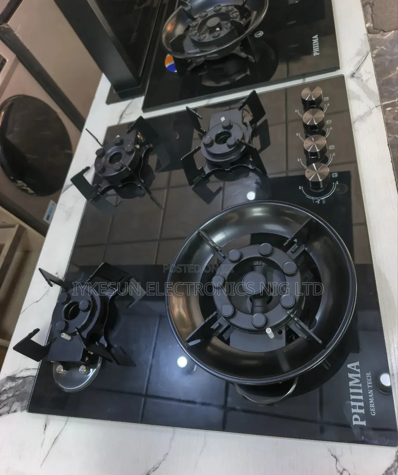 Original PHIIMA Built-in Premium Luxury 60CM Flips Up 4 Gas Cooker HOB