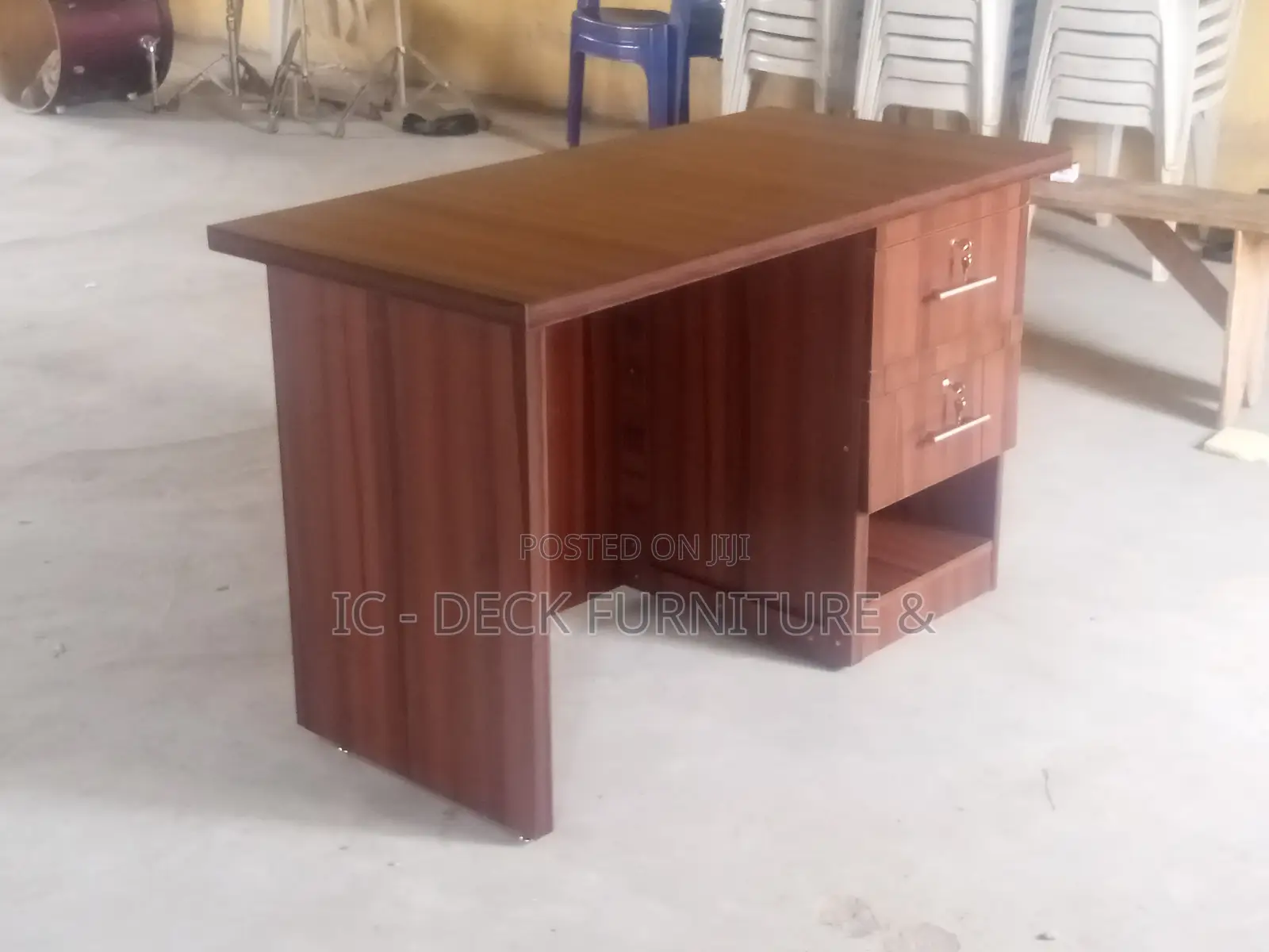 DSK9 Modern Compact Desk, Multi-Shelf Home/Office Computer Desk