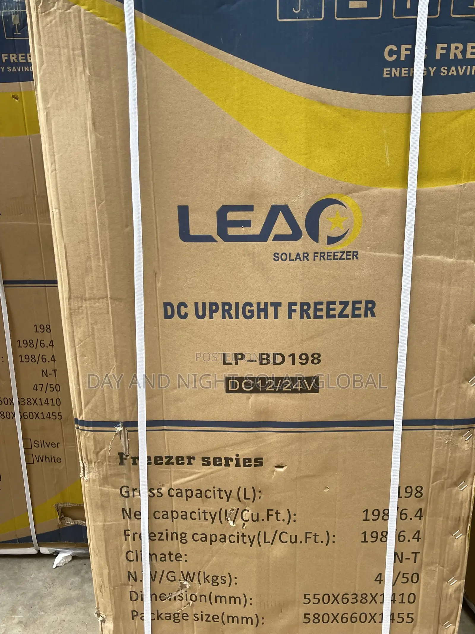 DC Solar Ice Maker Upright Freezer
