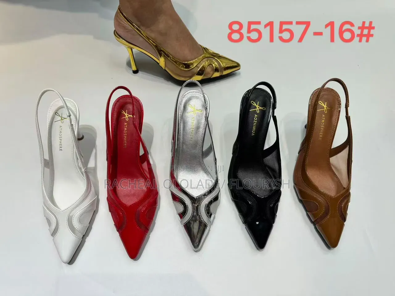 Elegant Female Heel Sandals Shoe