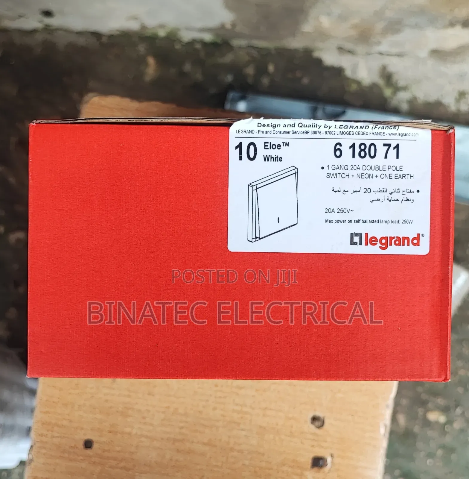 Legrand 20A AC & Water Heater Switch – Premium Quality & Reliable