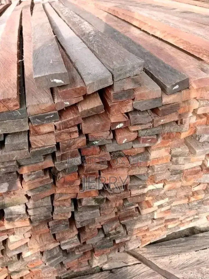 2by4by16 NGala Used for Roofing of Buildings at Oyigbo Timber Market