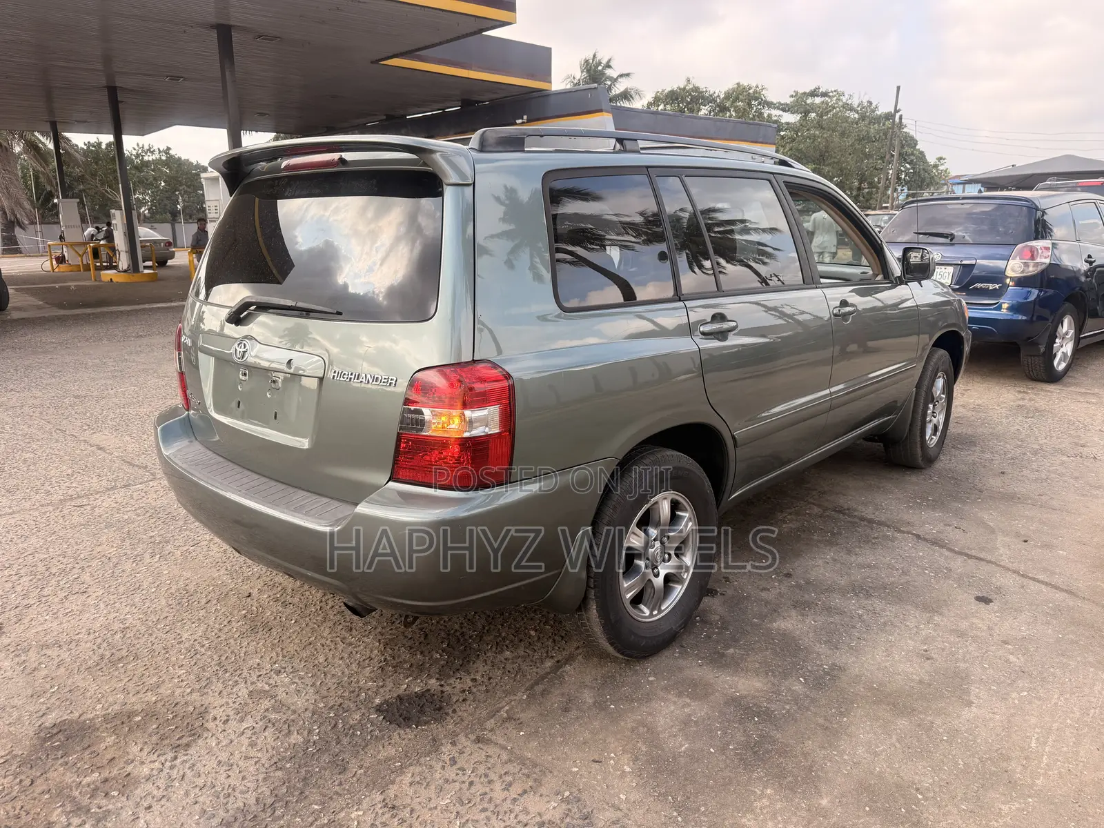 Toyota Highlander V6 4x4 2005 Green