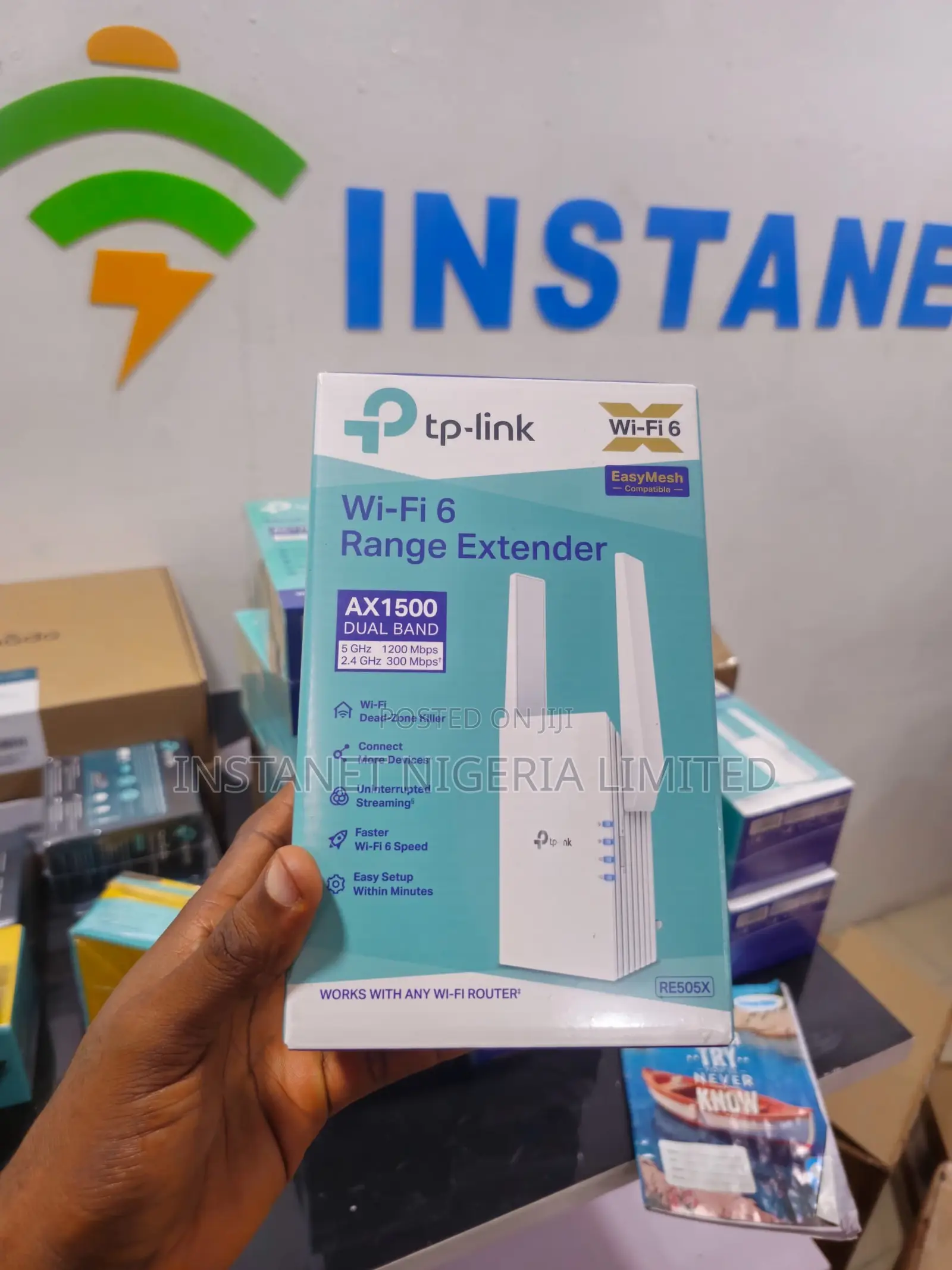 TP-Link RE505X AX1500 Dual Band Wi-Fi 6 Range Extender