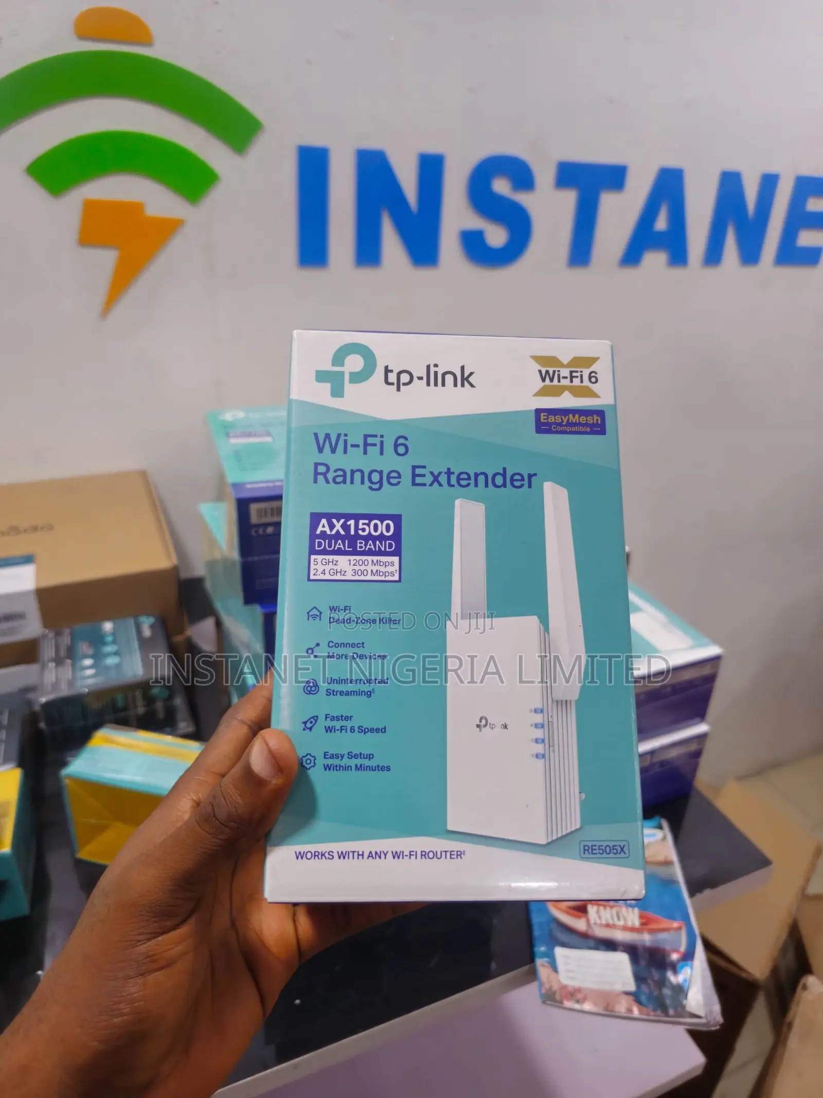 TP-Link RE505X AX1500 Dual Band Wi-Fi 6 Range Extender