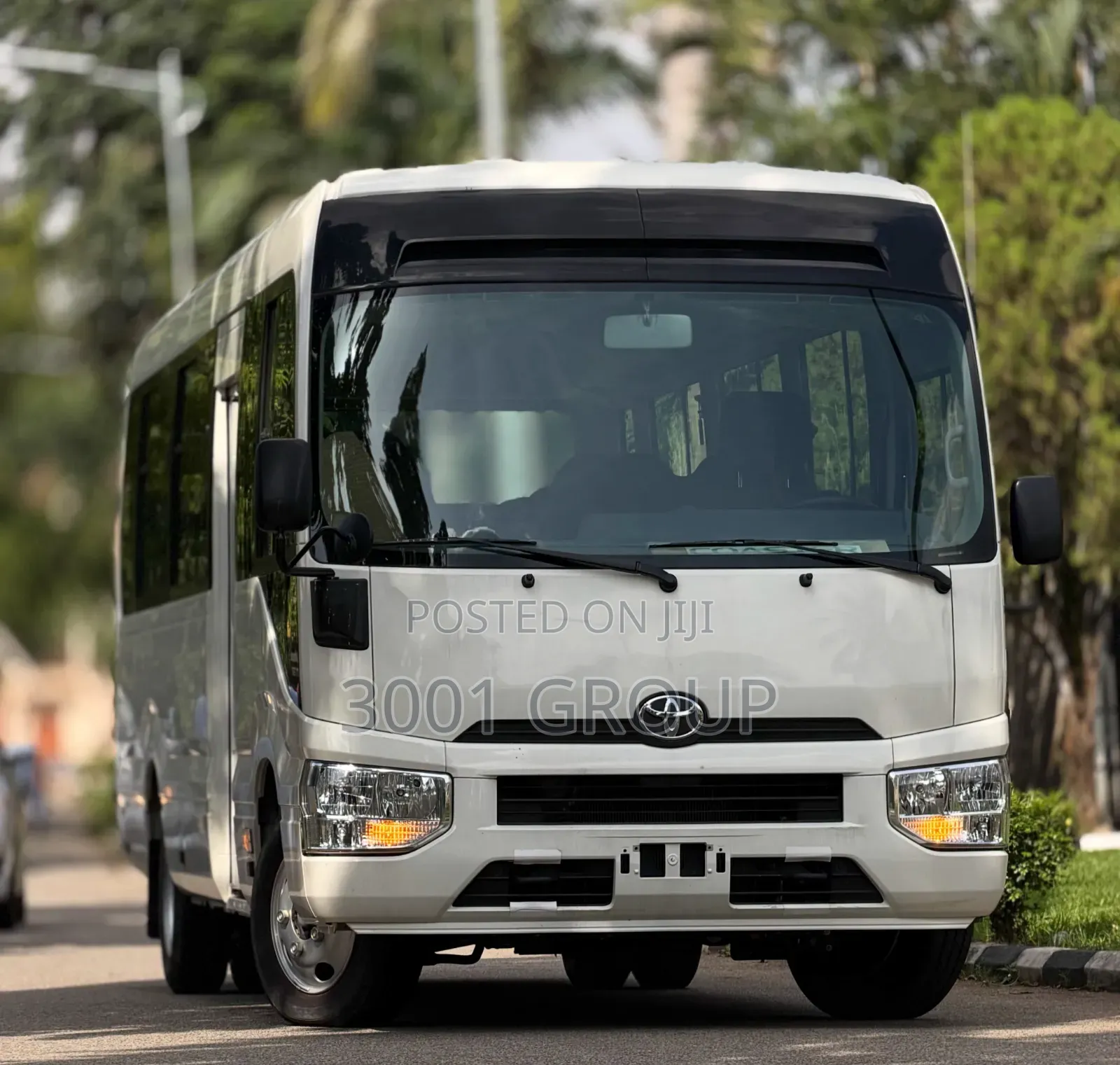 New Toyota Coaster 2025 White