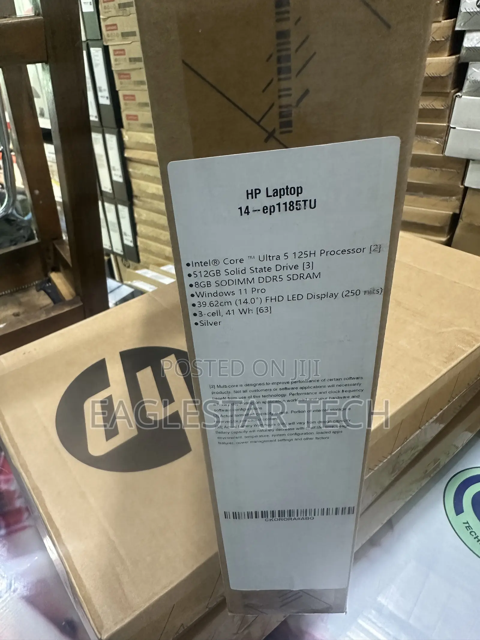 New Laptop HP 14-ep0063 8GB Intel Core Ultra 5 SSD 512GB
