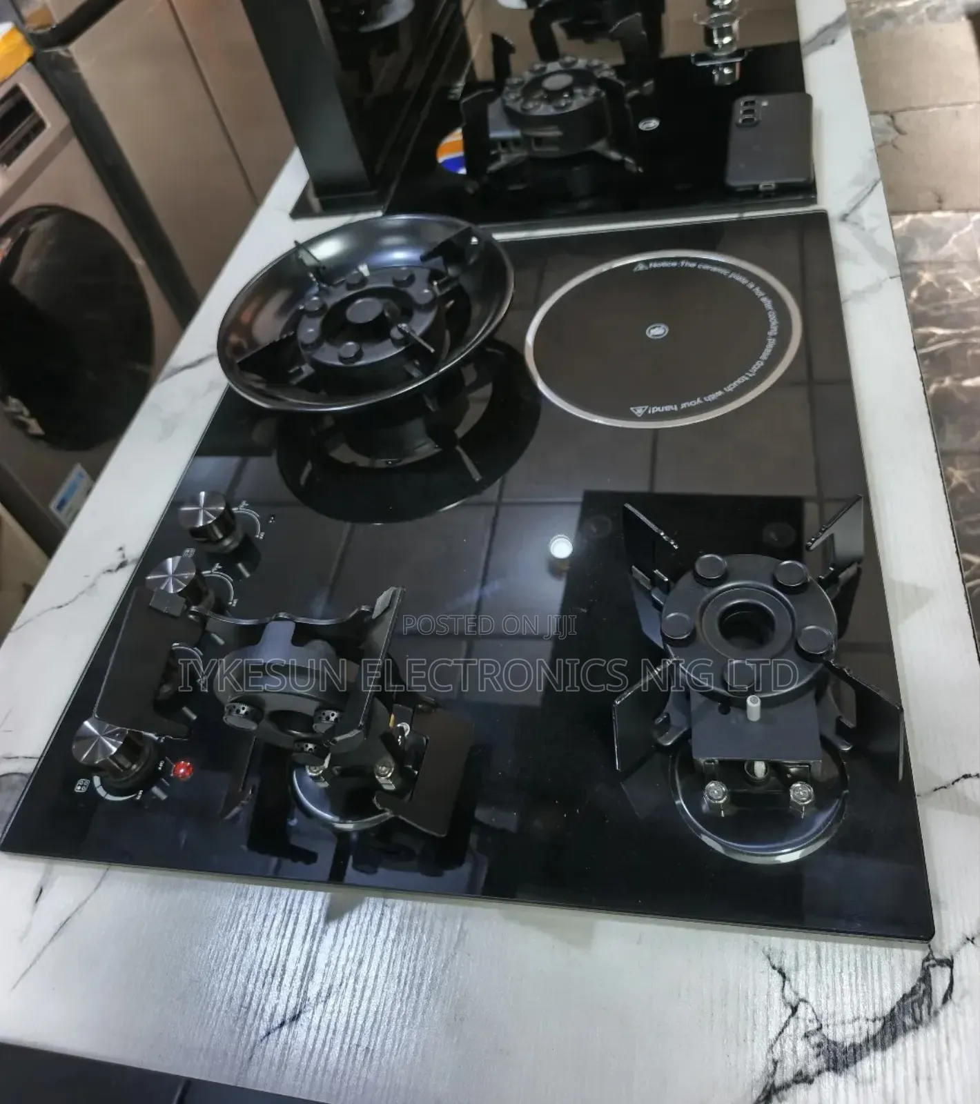 Quality BOSCH Built-in Flips Up 3+1 Gas Electric Cooker HOB Copper